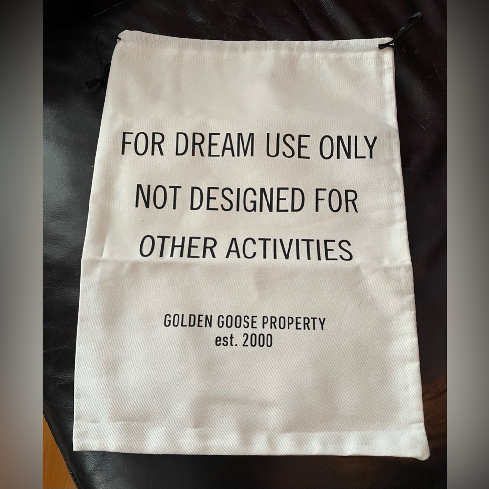 Golden Goose Drawstring Shoe Bag